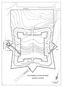 Plan général du Fort de Nîmes - Aqueduc Antique