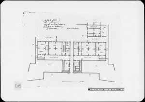 A.N., F21/1883/1029, Nîmes (Gard), dépôt de mendicité à établir dans la citadelle: plans et coupe, n.s., 2 calques du 09-08-1810 et 2 autres n.d.©Archives nationales